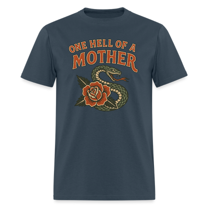 ONE HELL OF A MOTHER: SNAKE ROSE -  blue dusk