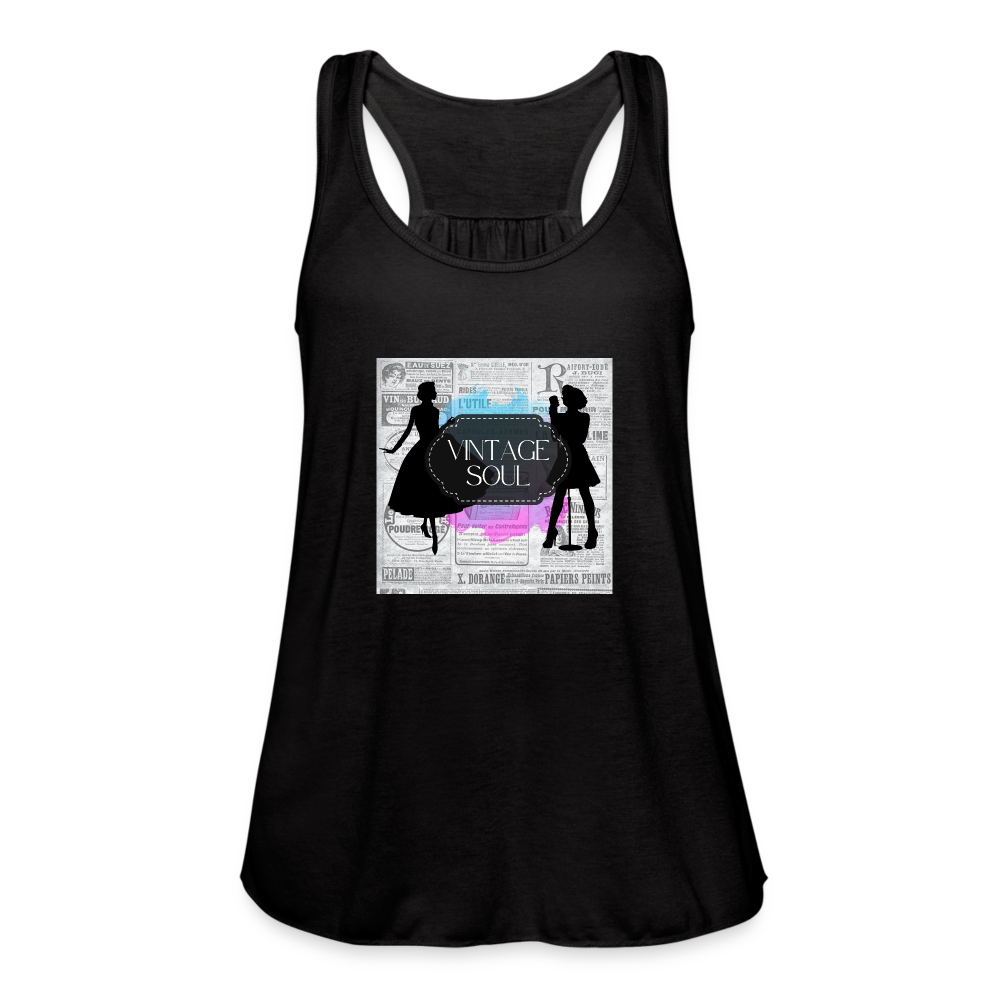 Vintage Soul Women's Flowy Tank Top by Bella - black