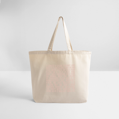 Why Does This Text From My Mom Read Like Poetry? Eco-Friendly Cotton Tote - natural