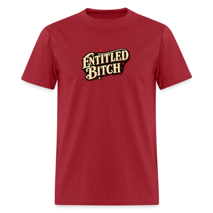 ENTITLED BEEYACH - true red