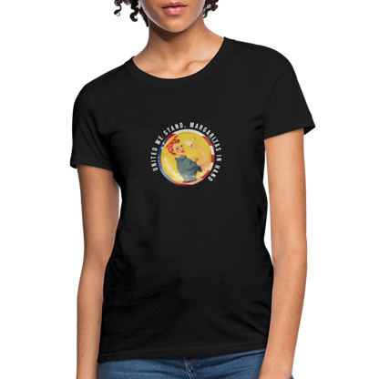 United We Stand , Margaritas In Hand Women's T-Shirt - black