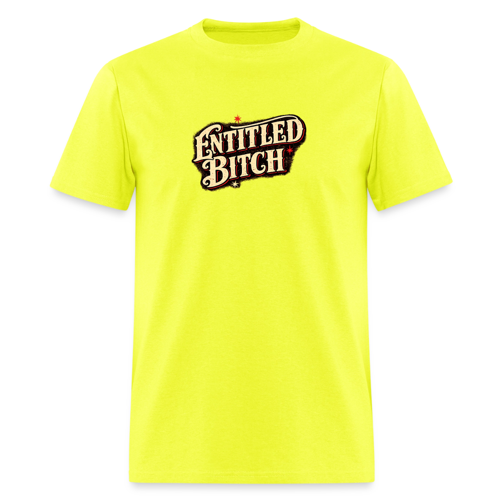 ENTITLED BEEYACH - safety green