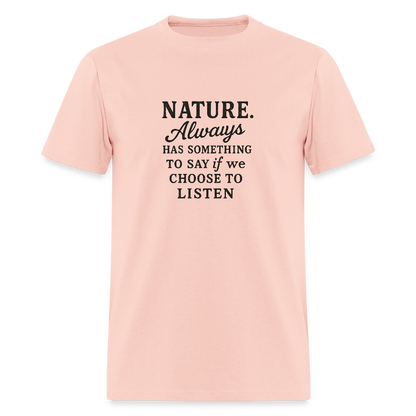 NATURE: BLACK TY-PE - blush pink 