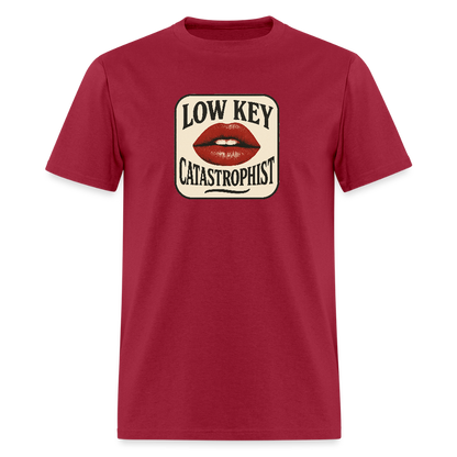 LOW KEY CATASTROPHIST - dark red