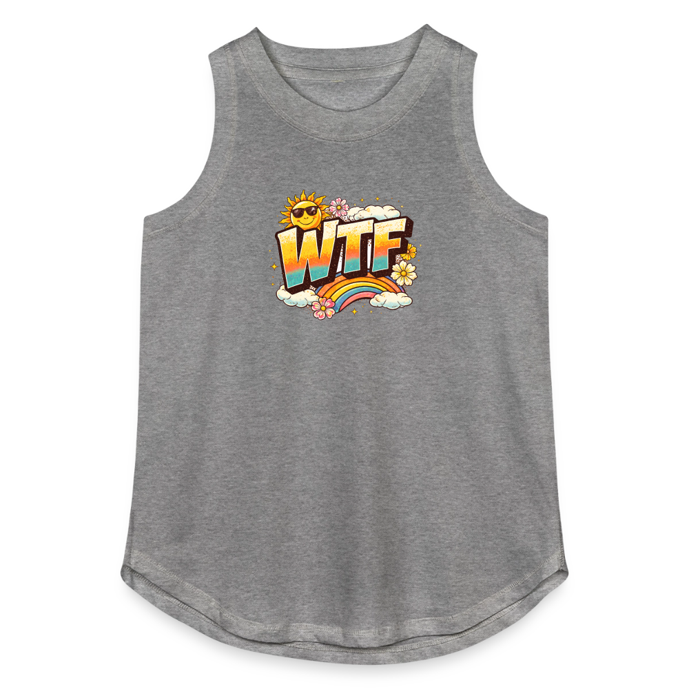 WTF RELAXED TANK - granite heather 