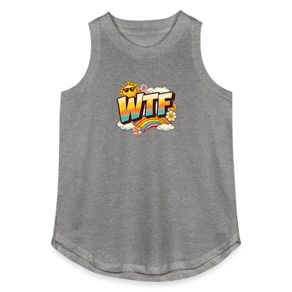 WTF RELAXED TANK - granite heather 