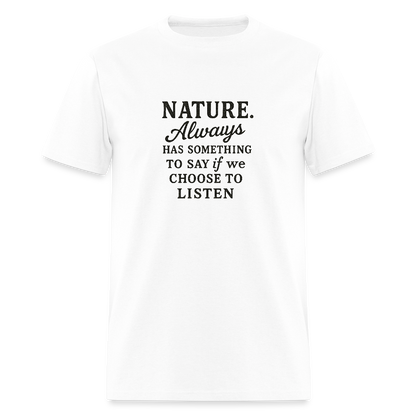 NATURE: BLACK TY-PE - white
