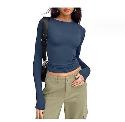 Fashion Slim Long-Sleeved Top