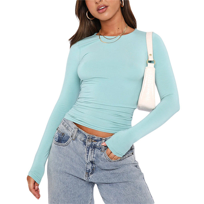 Fashion Slim Long-Sleeved Top