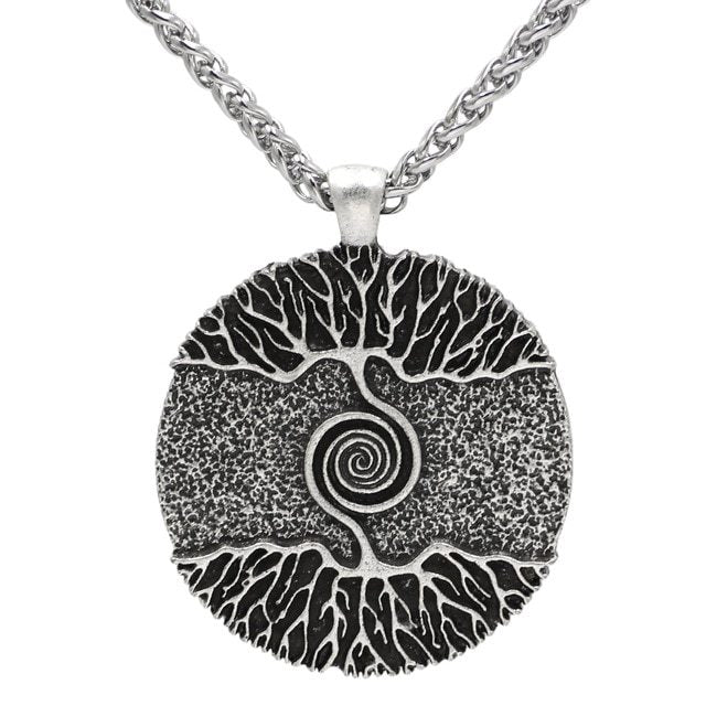 World Tree Double Sided Pendant Necklace