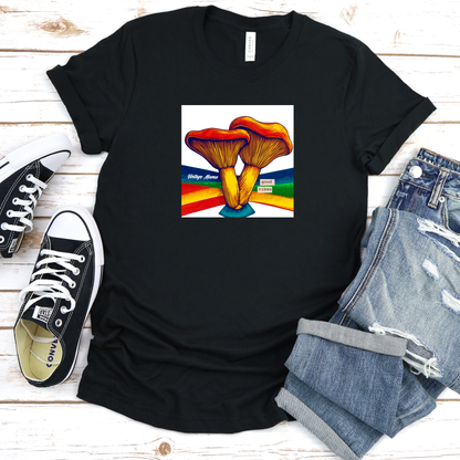 Rainbow Mushroom + Good Vibes Unisex Classic T-Shirt