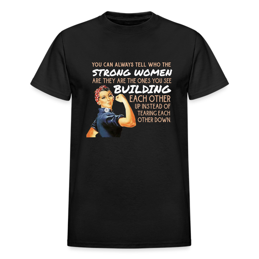 "Ambassador-Inspired"  Strong Women Ultra Cotton T-Shirt - black