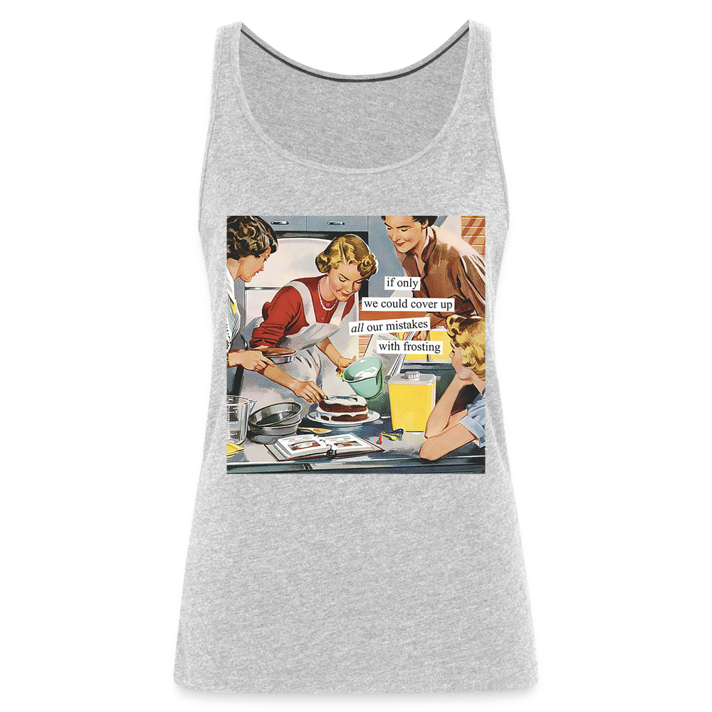 "If only We Could" Women’s Premium Tank Top - heather gray