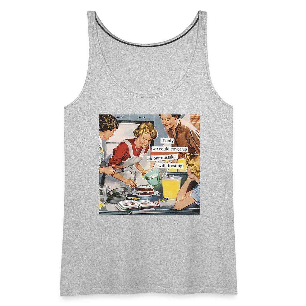 "If only We Could" Women’s Premium Tank Top - heather gray