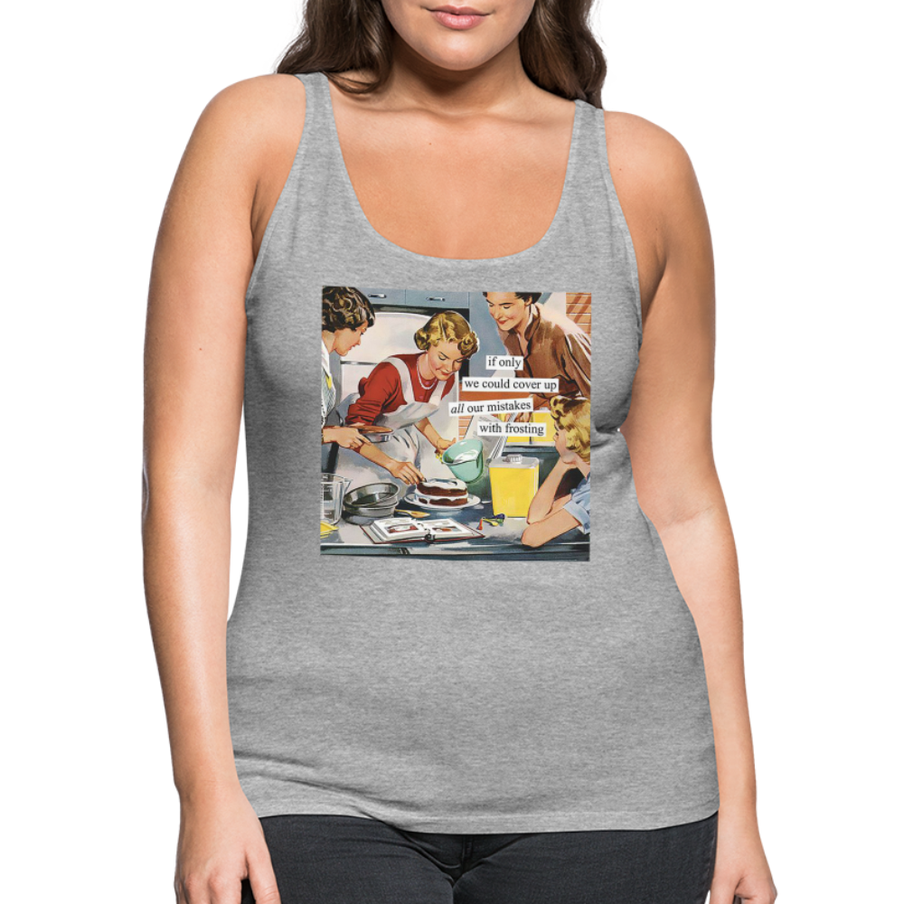 "If only We Could" Women’s Premium Tank Top - heather gray