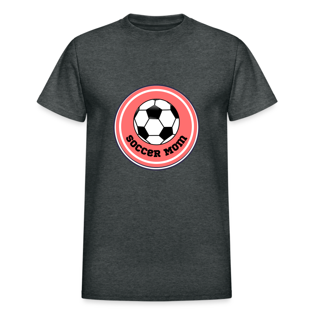 Soccer Mom Gildan Ultra Cotton Adult T-Shirt - deep heather