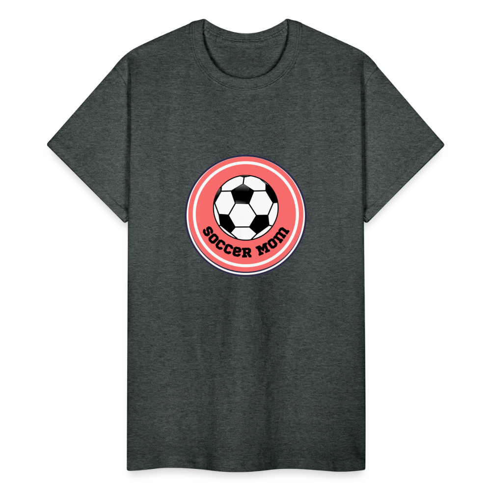 Soccer Mom Gildan Ultra Cotton Adult T-Shirt - deep heather