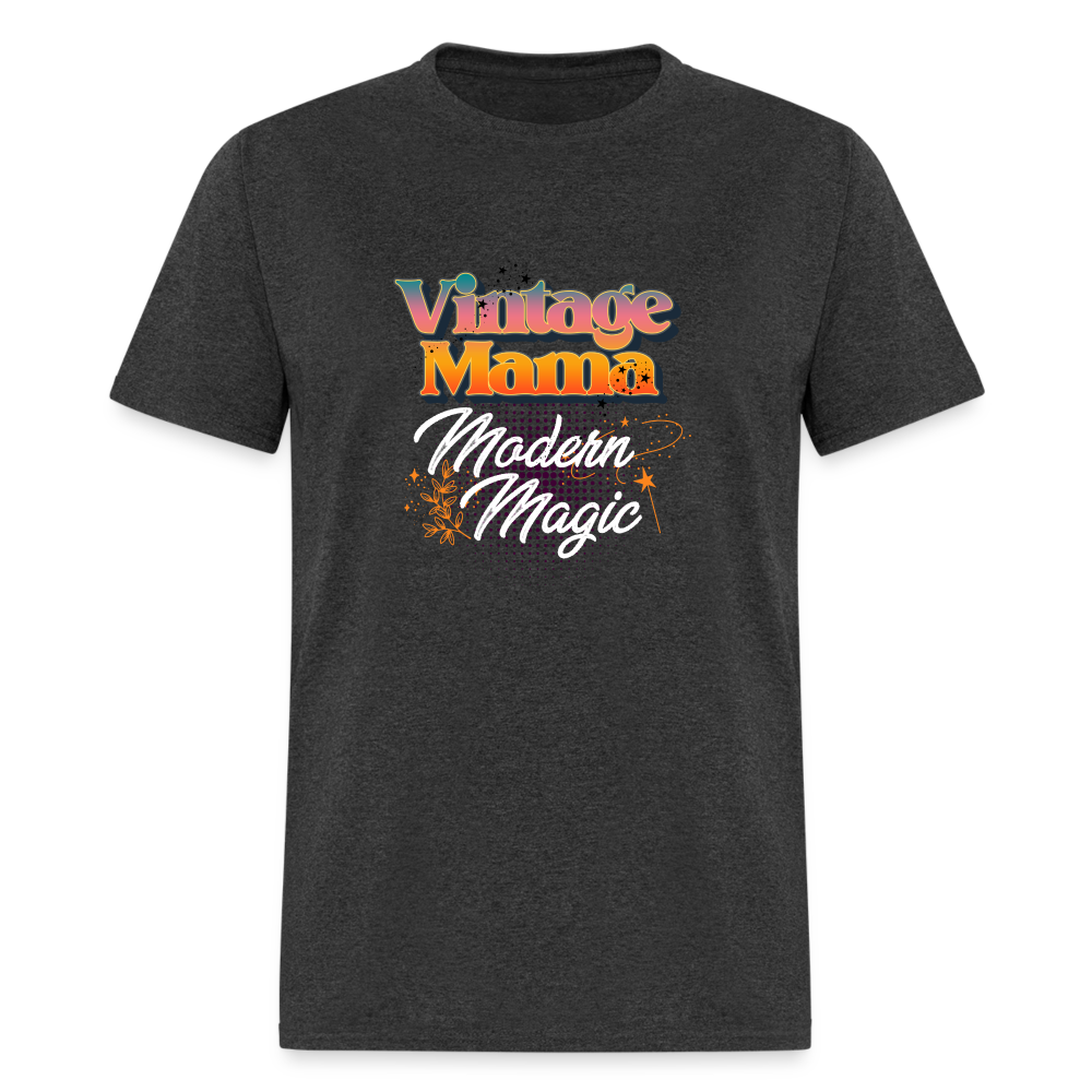 Vintage Mama Modern Magic Classic T-Shirt - heather black
