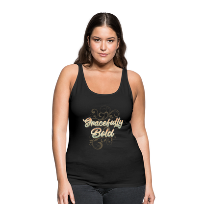 Gracefully Bold Women’s Premium Tank Top - black