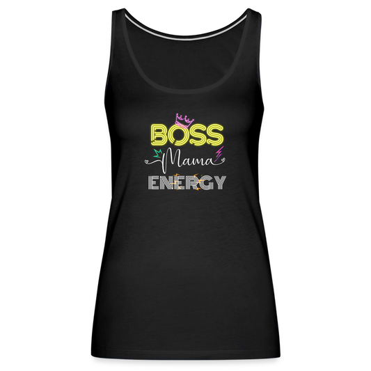 Boss Mama Energy Premium Tank Top - black