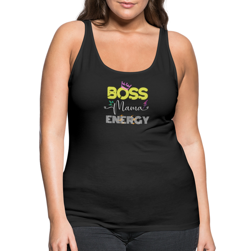 Boss Mama Energy Premium Tank Top - black