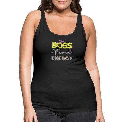 Boss Mama Energy Premium Tank Top - black