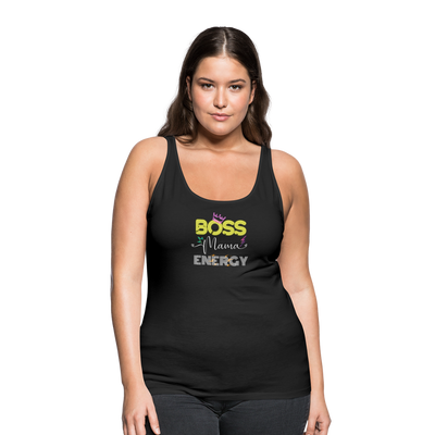 Boss Mama Energy Premium Tank Top - black