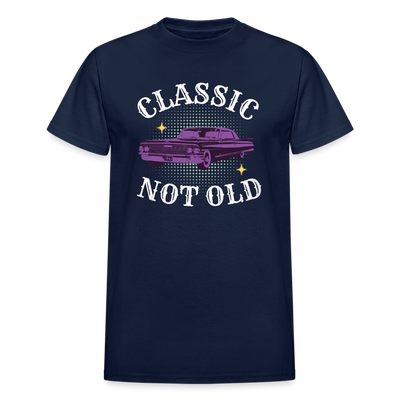 Classic Not Old Gildan Ultra Cotton Adult T-Shirt - navy