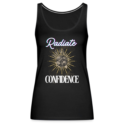 Radiate Confidence Women’s Premium Tank Top - black