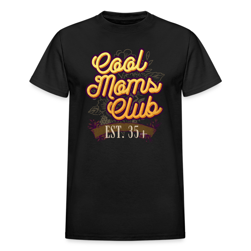 Cool Mom's Club Est. 35 Gildan Ultra Cotton Adult T-Shirt - black