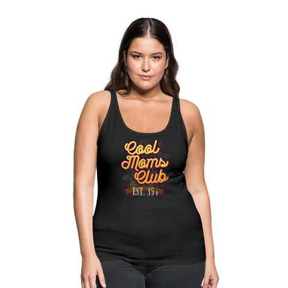 Cool Mom's Club Est. 35 Women’s Premium Tank Top - black