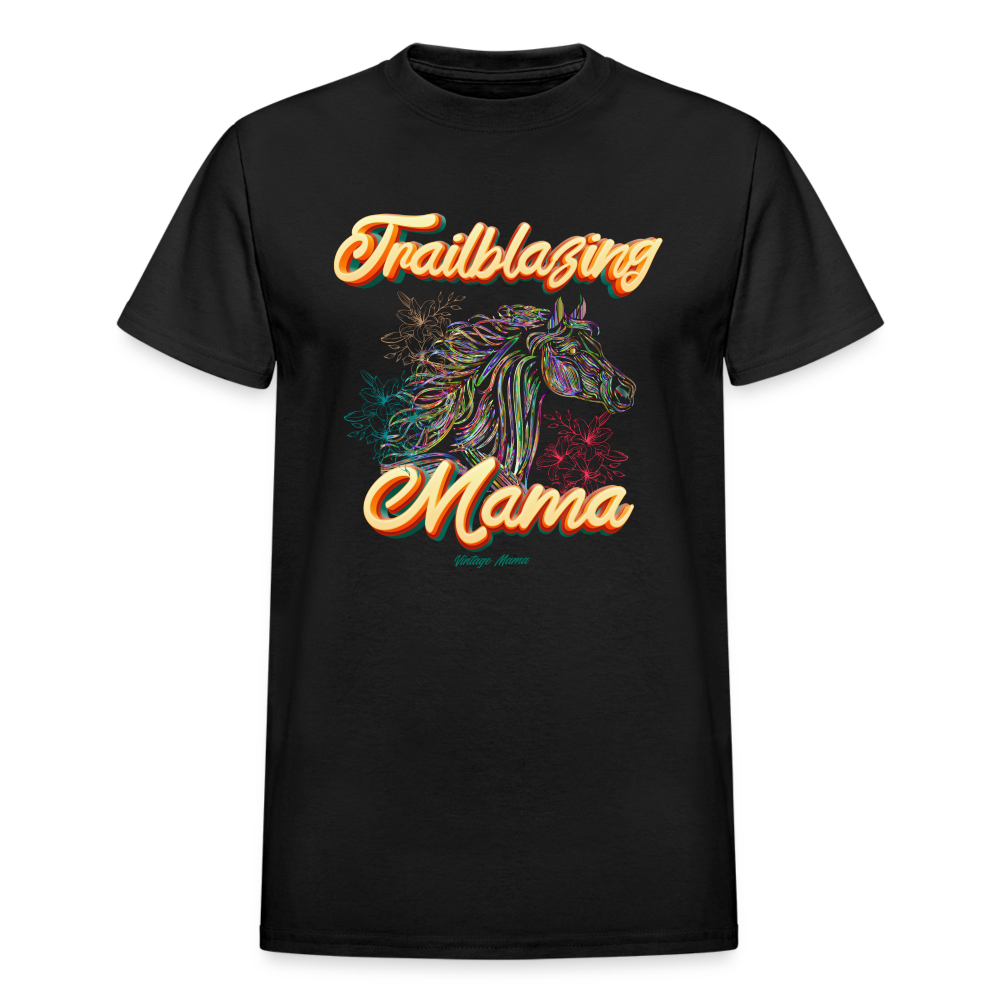 Trailblazing Mama Gildan Ultra Cotton Adult T-Shirt - black